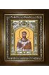 Икона Августин блаженный, 14x18 см, в деревянном киоте 20х24 см, арт вк-1537