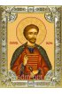Икона Бидзина мученик серебро 18 х 24 со стразами, арт вк-1549