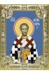 Икона Августин блаженный серебро 18 х 24 со стразами, арт вк-1581