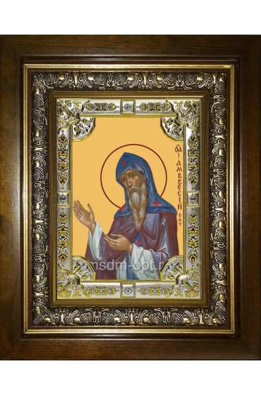 Икона Амвросий Оптинский, 18x24 см, со стразами, в деревянном киоте, арт вк-1599