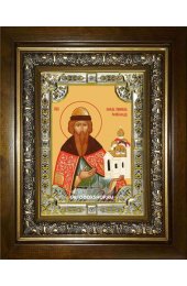Икона Всеволод Псковский, 18x24 см, со стразами, в деревянном киоте, арт вк-1630