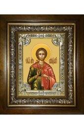 Икона Вонифатий мученик, 18x24 см, со стразами, в деревянном киоте, арт вк-1634