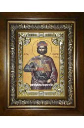 Икона Анастасий Персиянин, 18x24 см, со стразами, в деревянном киоте, арт вк-1644