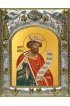 Икона Давид царь и пророк 14x18 в серебряном окладе, арт вк-1689