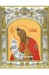 Икона Захария пророк 14x18 в серебряном окладе, арт вк-1693