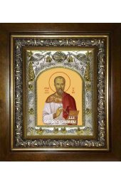 Икона Евгений Боткин, 14x18 см, в деревянном киоте 20х24 см, арт вк-1788
