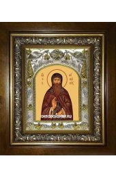 Икона Евфимий Суздальский, 14x18 см, в деревянном киоте 20х24 см, арт вк-1799