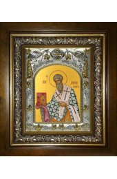 Икона Дионисий Ареопагит, 14x18 см, в деревянном киоте 20х24 см, арт вк-1802