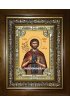Икона Евфросин Палестинский, 18x24 см, со стразами, в деревянном киоте, арт вк-1878