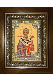 Икона Геннадий Новгородский, 18x24 см, со стразами, в деревянном киоте, арт вк-1921