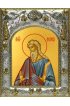 Икона Исаак праотец 14x18 в серебряном окладе, арт вк-1953