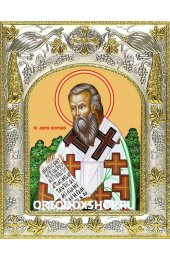 Икона Мирон Критский 14x18 в серебряном окладе, арт вк-1963