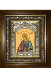 Икона Исаак праотец, 14x18 см, в деревянном киоте 20х24 см, арт вк-2010