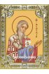 Икона Мефодий равноапостольный серебро 18 х 24 со стразами, арт вк-2060