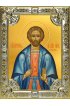 Икона Иоанн Сочавский серебро 18 х 24 со стразами, арт вк-2097