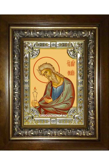 Икона Исаия пророк, 18x24 см, со стразами, в деревянном киоте, арт вк-2155