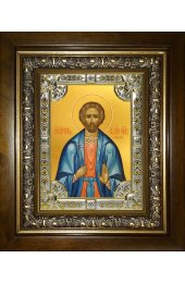 Икона Иоанн Сочавский, 18x24 см, со стразами, в деревянном киоте, арт вк-2173