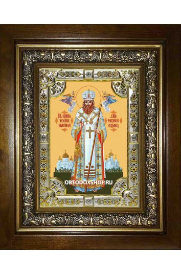 Икона Иоанн Шанхайский и Сан-Францисский, 18x24 см, со стразами, в деревянном киоте, арт вк-2185