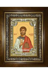 Икона Лаврентий Римский, 18x24 см, со стразами, в деревянном киоте, арт вк-2191