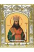 Икона Феодосий Углицкий 14x18 в серебряном окладе, арт вк-2224