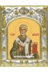 Икона Януарий священномученик 14x18 в серебряном окладе, арт вк-2261