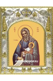 Икона Симеон Богоприимец 14x18 в серебряном окладе, арт вк-2275