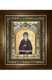 Икона Патапий Египетский, 14x18 см, в деревянном киоте 20х24 см, арт вк-2290