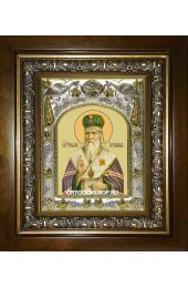 Икона Феофан Затворник, 14x18 см, в деревянном киоте 20х24 см, арт вк-2300