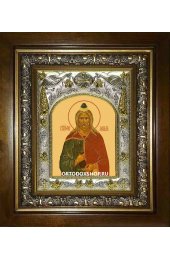 Икона Филарет Милостивый, 14x18 см, в деревянном киоте 20х24 см, арт вк-2318