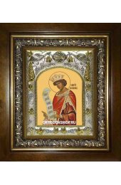 Икона Соломон праотец, 14x18 см, в деревянном киоте 20х24 см, арт вк-2323