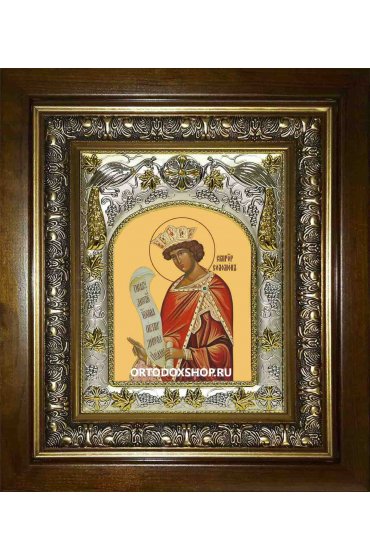 Икона Соломон праотец, 14x18 см, в деревянном киоте 20х24 см, арт вк-2323 Икона Соломон праотец, 14x18 см, в деревянном киоте 20х24 см, арт вк-2323