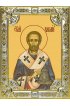 Икона Павлин Милостивый серебро 18 х 24 со стразами, арт вк-2399