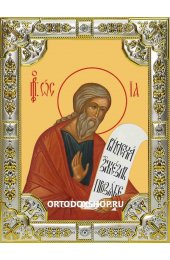 Икона Осия пророк серебро 18 х 24 со стразами, арт вк-2403