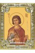Икона Фанурий Родосский серебро 18 х 24 со стразами, арт вк-2437