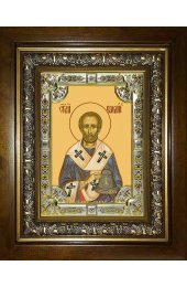 Икона Павлин Милостивый, 18x24 см, со стразами, в деревянном киоте, арт вк-2471