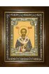 Икона Павлин Милостивый, 18x24 см, со стразами, в деревянном киоте, арт вк-2471