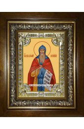 Икона Пахомий Великий, 18x24 см, со стразами, в деревянном киоте, арт вк-2472
