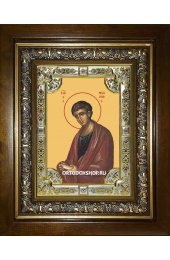 Икона Филипп апостол, 18x24 см, со стразами, в деревянном киоте, арт вк-2476