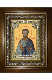 Икона Трофим апостол от семидесяти, 18x24 см, со стразами, в деревянном киоте, арт вк-2478