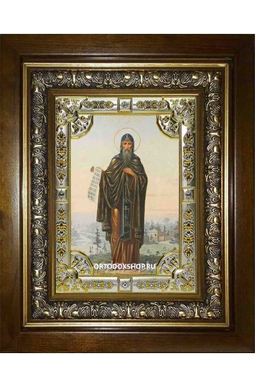 Икона Тихон Лухский, 18x24 см, со стразами, в деревянном киоте, арт вк-2506