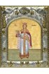Икона Феодора Цареградская 14x18 в серебряном окладе, арт вк-2532