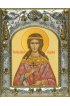 Икона Акилина Дева 14x18 в серебряном окладе, арт вк-2547