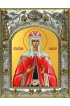 Икона София Суздальская 14x18 в серебряном окладе, арт вк-2553