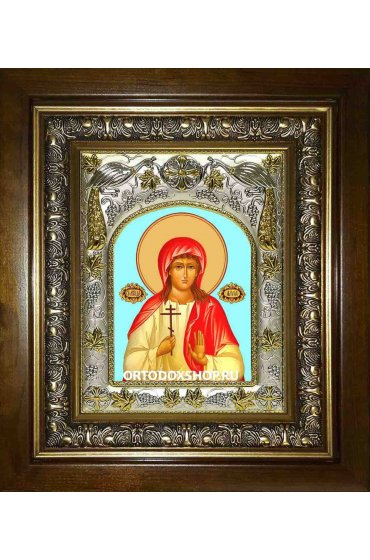 Икона Алла Готфская, 14x18 см, в деревянном киоте 20х24 см, арт вк-2582