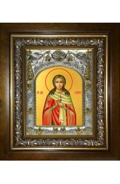Икона Вера Римская, 14x18 см, в деревянном киоте 20х24 см, арт вк-2590
