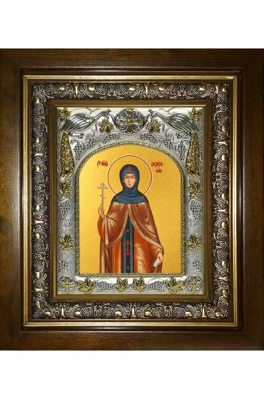 Икона Феодосия Константинопольская, 14x18 см, в деревянном киоте 20х24 см, арт вк-2591