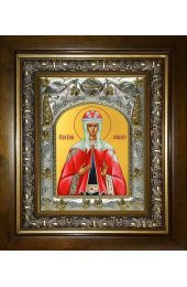 Икона София Суздальская, 14x18 см, в деревянном киоте 20х24 см, арт вк-2596