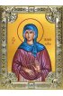 Икона Аглаида Римская серебро 18 х 24 со стразами, арт вк-2615