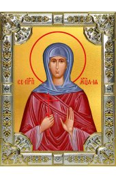 Икона Ия мученица серебро 18 х 24 со стразами, арт вк-2625