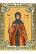 Икона Феодосия Константинопольская серебро 18 х 24 со стразами, арт вк-2628